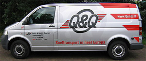 sneltransportkoerier auto Groei Transport Gilze Rijen